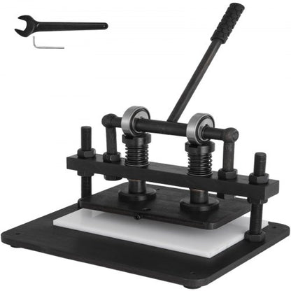 Leather Cutting Machine 260x150mm Manual Die Cutter Heavy Duty Leather Embossing Machine Hand Press Mold Mould Leather Die Cut Leather Craft Cutting Machine for Various Materials