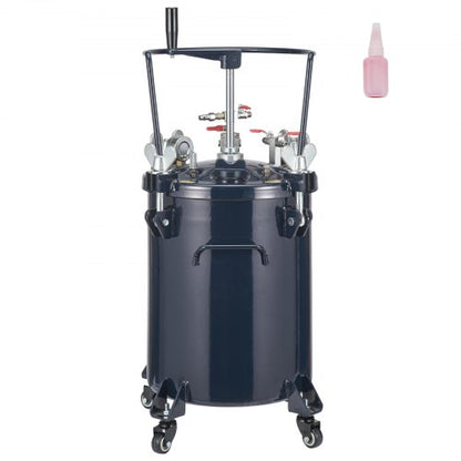 Spray Paint Pressure Pot Tank, 30L/8gal Air Paint Pressure Pot with Manual Mixing Agitator, Leak Repair Sealant for Industry Home Decor Architecture Construction Automotive Painting, 70PSI Max