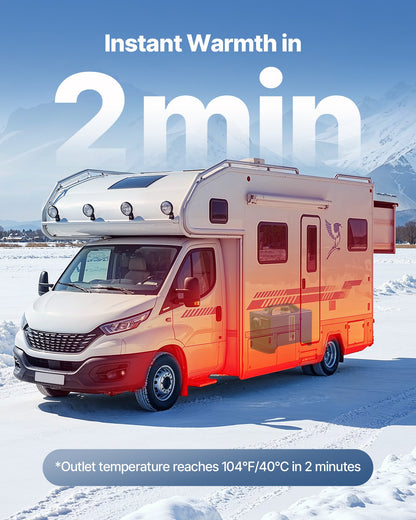 Dieselvärmare, 12-24V 8KW, allt-i-ett bärbar dieselluftvärmare med fjärrkontroll och LCD-display, snabb uppvärmning, lågt ljud, 5 liters bränsletank för fordon, husbilar, skåpbilar, traktorer och lastbilar