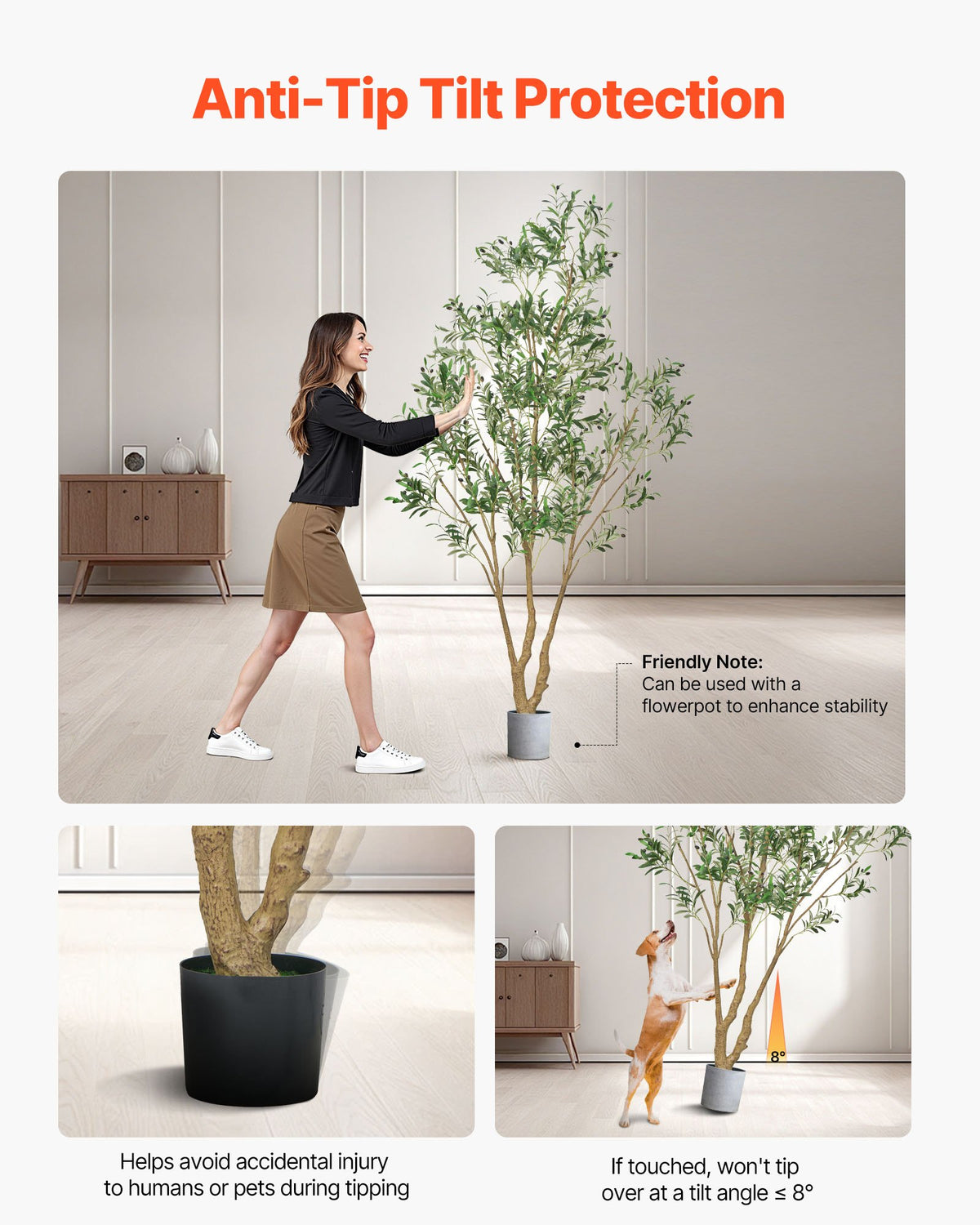 240 cm konstgjort olivträd med svart kruka, högt konstgjort träd med naturlig trästam och realistiska gröna blad och frukter, konstgjord inomhusväxt för hem, kontor, vardagsrum, hörndekor