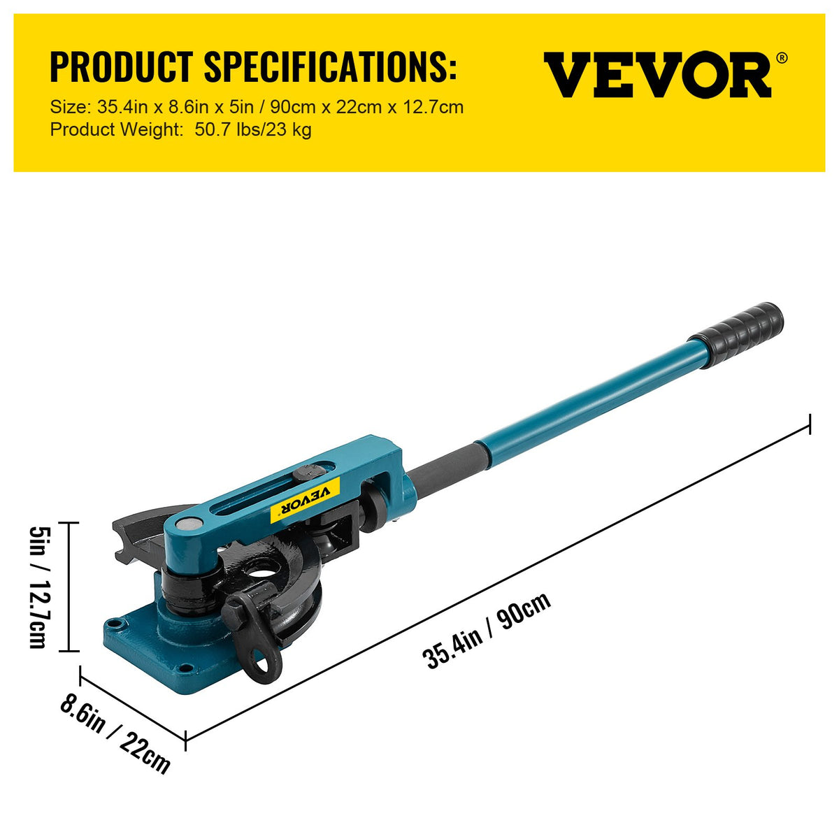Rörbockare 3/8 till 1 tums rörbockare Rörbockare 10 till 25 mm böjningsformar Rörbockningssats 7 runda formar Storlek för kopparmässing aluminium rostfritt stålrör