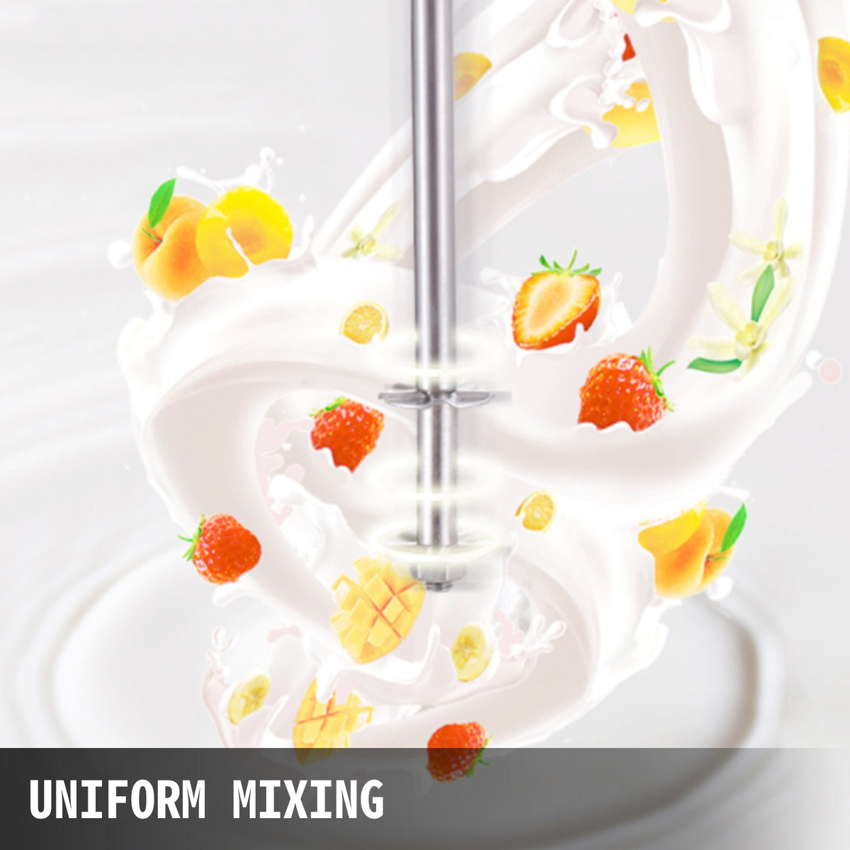 Milkshake-kit, elektrisk milkshake-maskin i rostfritt stål, 180W milkshake-maskin, klassisk milkshake-maskin med dubbla huvuden och 800ml kopp, silverfärgad milkshake-maskin, justerbara med 2 hastigheter