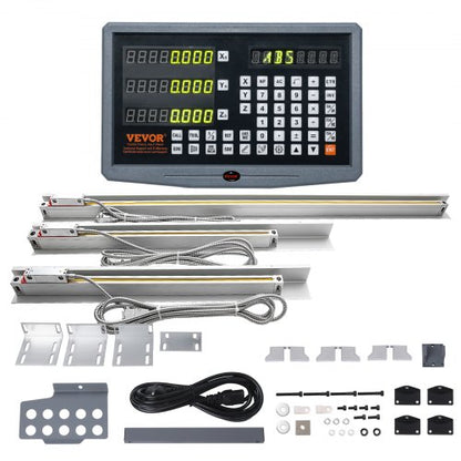 Digital avläsning 40,64 cm och 45,72 cm och 96,52 cm linjär skala 3-axlig DRO-displaykit