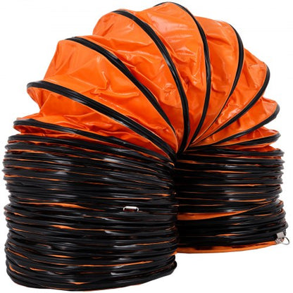 5 m PVC-slang för flexibel kanal med 300 mm/12 tums diameter, frånluftsfläkt, flexibel kanal, 30 cm flexibel kanal, flexibel ventilationskanal, flexibel kanal, 16