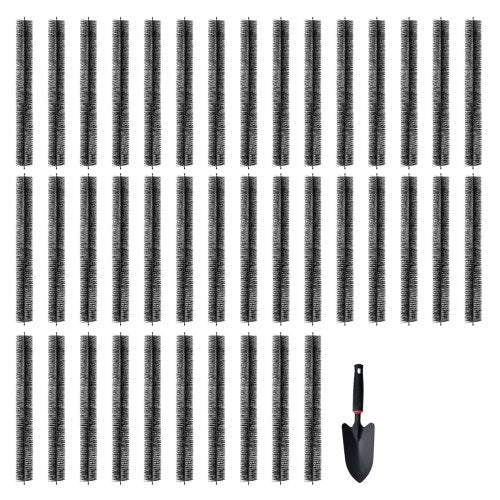 Gutter Brush, 120 Feet Total Length 4.33 inch Diameter Gutter Cleaning Tools, Ground-Level Gutter Brush Leaf Guard for 5 Inch Gutters, Easily Clear roof Leaves and Debris, 40 Pack