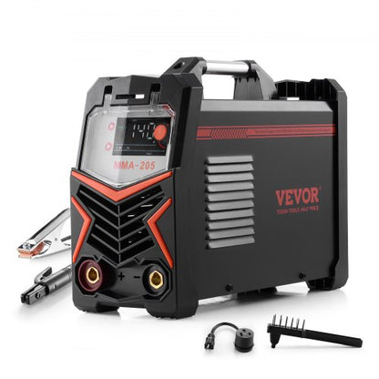 MMA-svets, 205A 2-i-1 MMA Lift TIG-svetsmaskin, IGBT-inverterportabel svetsmaskin med digital display, varmstartsargkraft, anti-stick (lyftbrännare ingår ej)