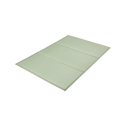 Japansk tatamimatta, hopfällbar japansk tatamimadrass i king size (naturligt rusgräs), japansk golvmadrass med baksida och frisk doft, futonmadrass för sovande, meditation, yoga