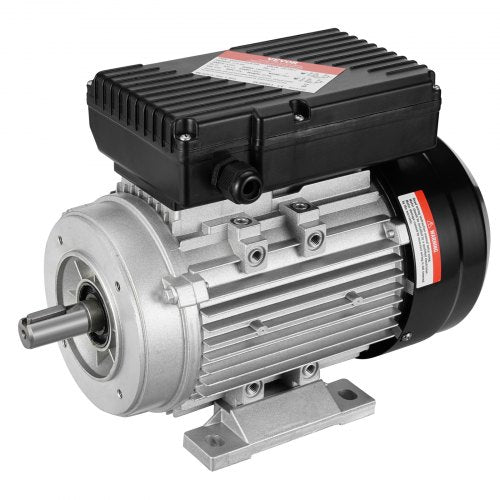 0,75 kW elmotor 1400 rpm, AC 220~240 V 5,45 A, 80, B34-ram, luftkompressormotor enfas, 19 mm kilaxel, medurs/moturs rotation för jordbruksmaskiner och allmän utrustning