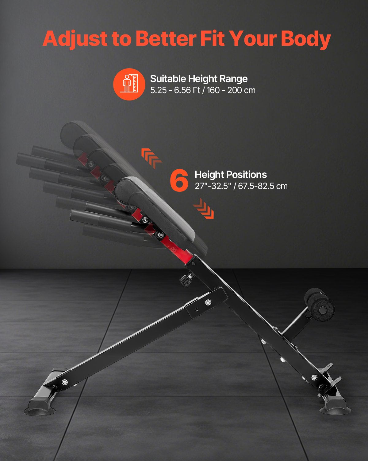 Romersk stol Hyperextensionbänk, 112 kg justerbar och hopfällbar förlängningsmaskin, multifunktionell träningsutrustning för sätes-, hamstring-, rygg- och magträning, fitnessviktbänk för hemmagym