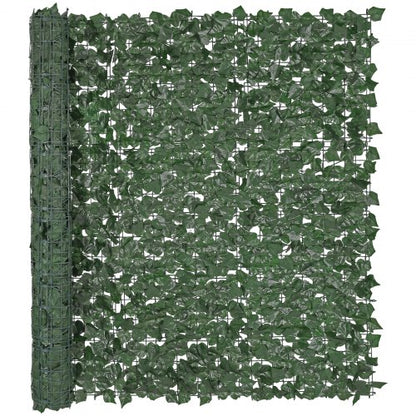 Ivy Privacy Fence, 1500 x 2490 mm Artificial Green Wall Screen, Greenery Ivy Fence with Strengthened Joint, Faux Hedges Vine Leaf Decoration for Outdoor Garden, Yard, Patio Decor