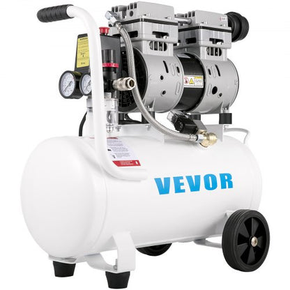 Air Compressor 20.8 L, Portable Air Compressor 1 HP, Oil-Free Air Compressor Steel Tank 750W, Pancake Air Compressor 115 PSI, Ultra Quiet Compressor for Home Repair, Tire Inflation