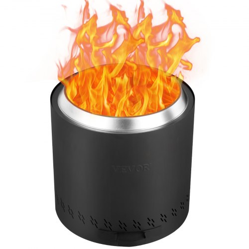 Smokeless Fire Pit Stove Bonfire 40.1 cm Dia Wood Burning Stainless Steel