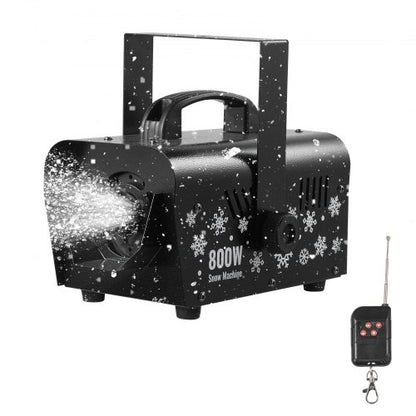 Snökan, kraftfull 1500W, handhållen/hängande snökanon, trådlös fjärrkontroll, snöflingemaskin med 5L vätsketank, snöflingemaskin för juldekorationer utomhus och inomhus
