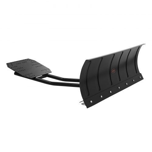 Snow Plow Kit, 122 cm Universal Snow Plow Attachment, Height & Left-Right Adjustable, Quick To Detach, Steel ATV Scrape Blade, 3 Mount Options, Efficient Snows Clearing, for Most ATVs & UTVs