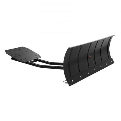 Snow Plow Kit, 122 cm Universal Snow Plow Attachment, Height & Left-Right Adjustable, Quick To Detach, Steel ATV Scrape Blade, 3 Mount Options, Efficient Snows Clearing, for Most ATVs & UTVs
