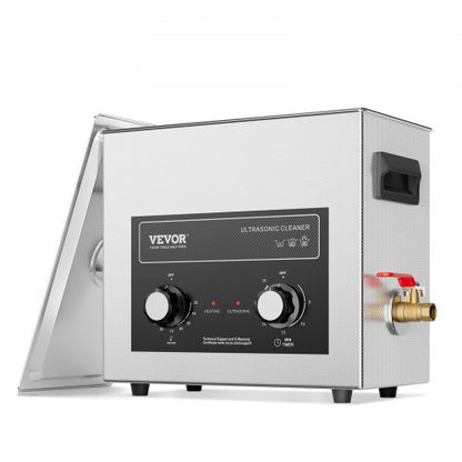 6L ultraljudsrengörare med värmetimer och korg, professionell digital sonisk kavitationsmaskin, 180W rengöringsmaskin för klockinstrument, glasögon, mynt, metalldelar, verktyg