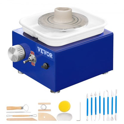 Mini-keramisk rotor för skulptering, förkläde, två skivspelare, 30W
