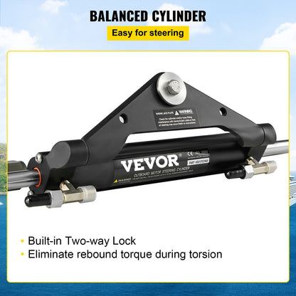 Hydraulic Steering Cylinder HC4645H Front Mount Hydraulic Outboard Marine Steering Cylinder Suit for Up to 150HP Boats Steering,hydraulic steering