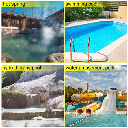 750 W (1 hk) poolpump, 15000 l/h 750 W poolpump Infälld/markbaserad poolpump med silkorg Poolpumpmotor för rent poolvatten 50 mm (1,97 tum) inlopps-/utloppsfilterpump med 2 slangkopplingar