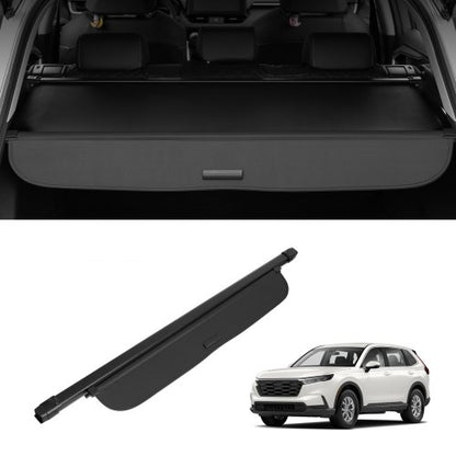 Infällbart lastskydd för Honda, uppgraderat vattentätt bagageskydd säkerhetsskydd för Honda CRV 2023-2025 5-sitsigt, UV-resistent bagageskydd med aluminiumlegering och PVC-lädertextur