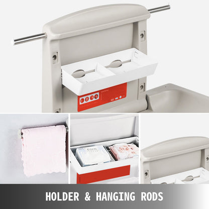 85 × 57 × 47 cm Horizontal Baby Changing Table Wall-mounted Baby Diaper Changing Station Vertical Fold Down Baby Changing Table