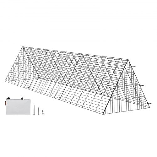 Hönsgård, 118,1 x 28 x 24,2 tum (LxBxH) Hönsgård för gården, Bärbara hönsgårdar för utomhusbruk, Enkel installation, Hönshus, Lämplig för höns, ankor, kaniner