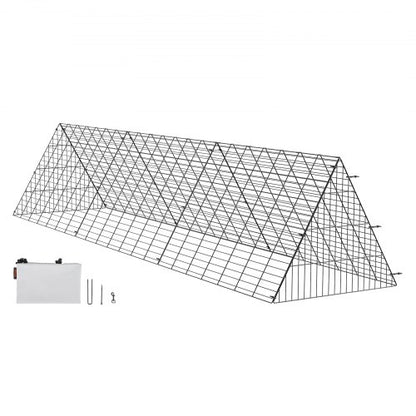 Hönsgård, 118,1 x 28 x 24,2 tum (LxBxH) Hönsgård för gården, Bärbara hönsgårdar för utomhusbruk, Enkel installation, Hönshus, Lämplig för höns, ankor, kaniner