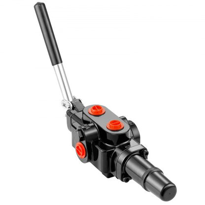 Hydraulisk vedklyvventil 1 spole, 25 GPM hydraulisk riktningsventil, 3626 PSI hydraulisk lastventil, hydraulisk joystickventil för små traktorer, lastare, vedklyv