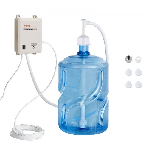 Vattenflaskpumpsystem 3,8 l/min 40 psi vattendispenserpump med 609,6 cm PE-rör