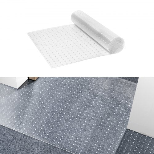 Mattskydd för husdjur, 24" x 6' PVC reptåligt mattskydd för dörröppning, halkfri klösskyddsmatta för katt, lättskärbar plastmatta mot klös, klösskydd för kattmatta