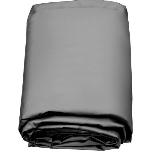 Poolsäkerhetsskydd, 13 fot i diameter, nedgrävt poolskydd, träkolsfärgade PVC-poolskydd, runt säkerhetspoolskydd, nedgrävt säkerhetsskydd, massivt säkerhetspoolskydd för pool, vinterskydd