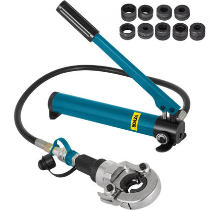 6T hydraulisk krymptång V12-28mm TH16-32mm presstång, V-formad/TH-formad rörkrymptång, käftar 360° huvud handhållen presstång PE-X krymptång för kompositrör PEX PE-X PB-rör