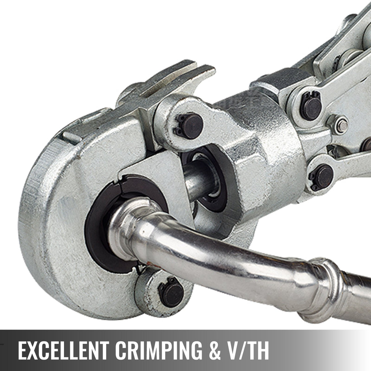 6T hydraulisk krymptång V12-28mm TH16-32mm presstång, V-formad/TH-formad rörkrymptång, käftar 360° huvud handhållen presstång PE-X krymptång för kompositrör PEX PE-X PB-rör
