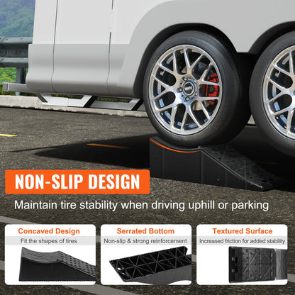 Bil Plast Tandem Hjulbytesramp Husvagn Husbil 20 000 lbs/9071,8 kg 2-pack