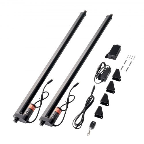 2 st 12V linjära aktuatorer 760 mm 9 mm/s 99,79 kg/1000N IP54-skydd