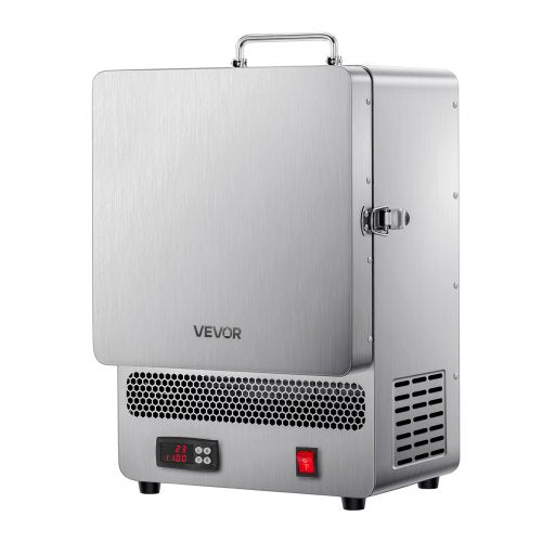Tabletop Kiln Melter, 1500W Powerful Electric Kiln, 2192℉ / 1200℃ Max Temperature, Stainless Steel, Gold Melting Furnace for Wax Casting, Clay DIY, Metal Tempering, Glazing on Pottery, Silver