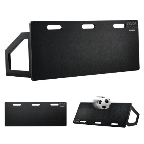 Fotbollsrebounderbräda, 114,3 x 45,7 cm bärbar fotbollsvägg med 2 reboundervinklar, hopfällbar HDPE-rebounderbräda, fotbollsträningsutrustning för barn och vuxna, passnings- och skottträning