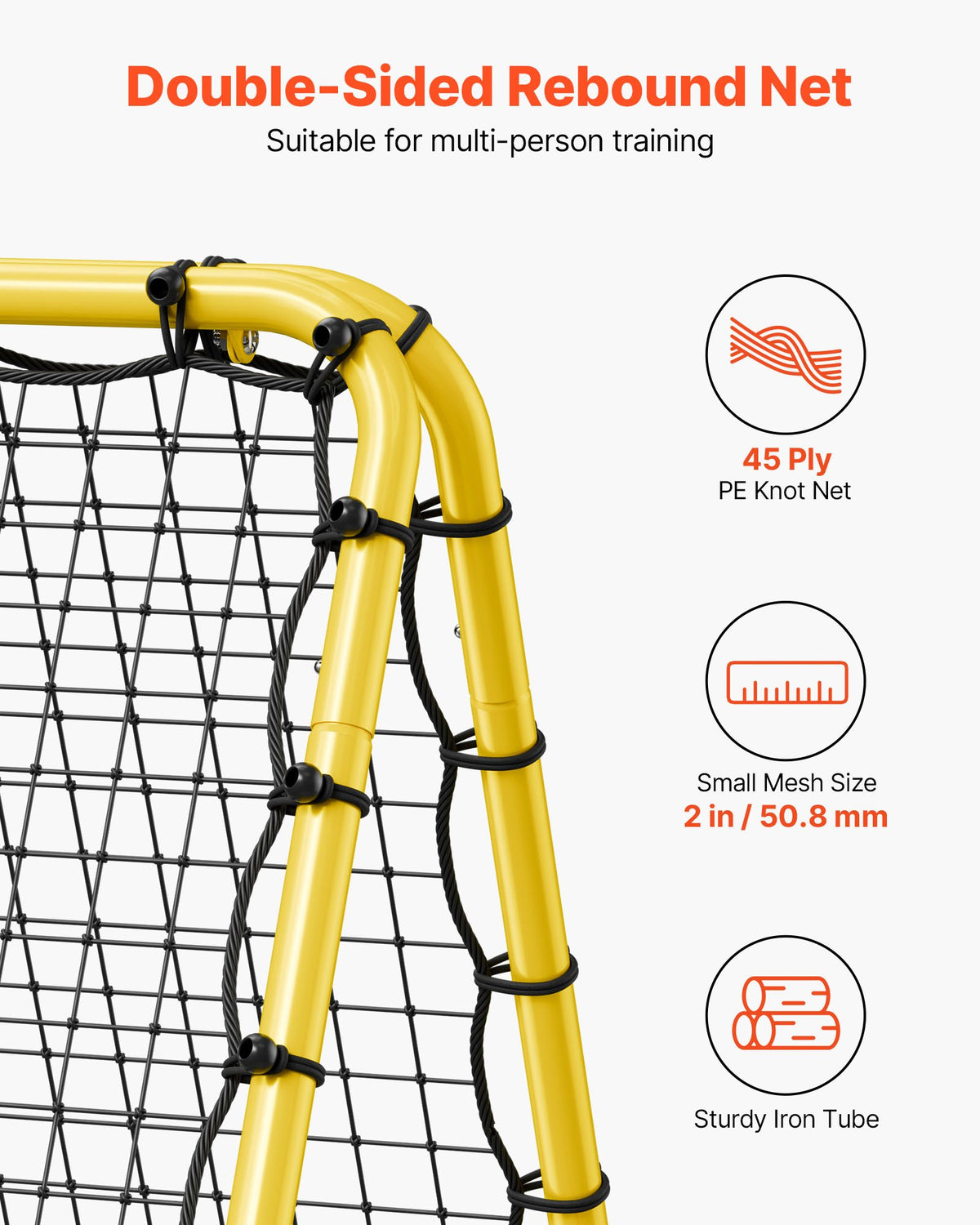 Fotbollsnät med rebounder, 100 cm x 85 cm x 90 cm, bärbara fotbollsträningsgåvor, fullt justerbara vinklar, hjälpmedel och utrustning för barn, tonåringar och alla åldrar, enkel uppsättning och perfekt förvaring