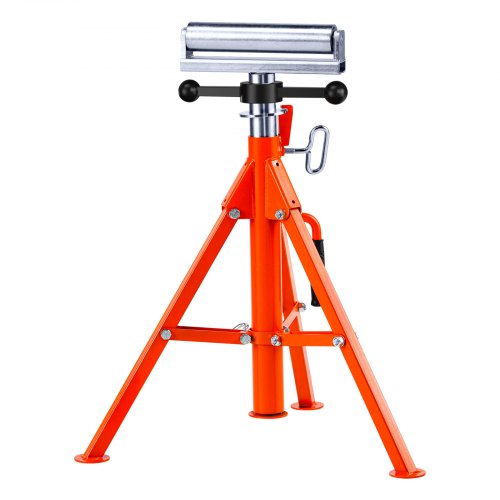 Rullstativ, kraftig 1134 kg lastkapacitet, 700 mm-1320 mm höjdjusterbar, 45# fällbart stålrullstativ för rör, träskivor