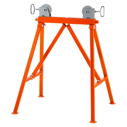 Rörställ med rullhuvud 1134 kg belastning för 5,1-91,4 cm rör 45# stål