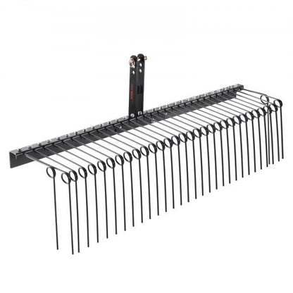 Dragbar gräsklippare 183 cm vertikalskärare med 32 stålpinnar