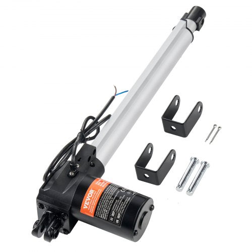 Linjär ställdon 12V 300 mm Kraftig 6000N 5mm/s IP44-skydd