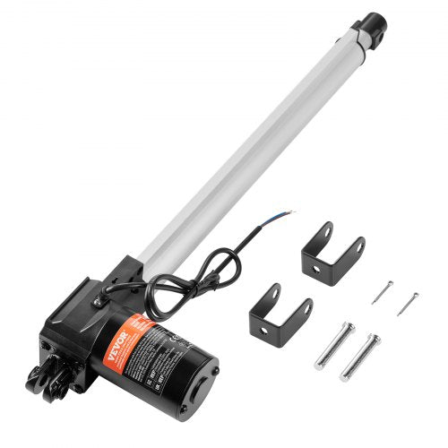 Linjär ställdon 12V 40,6 cm Kraftig 598,8 kg/6000N 0,5 cm/s IP44-skydd